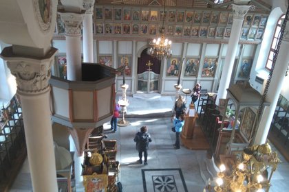 Празнична служба в българската православна църква „Св. Георги“ в Одрин